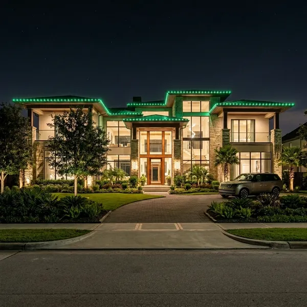 Upscale Home with St Patrick's Lighting